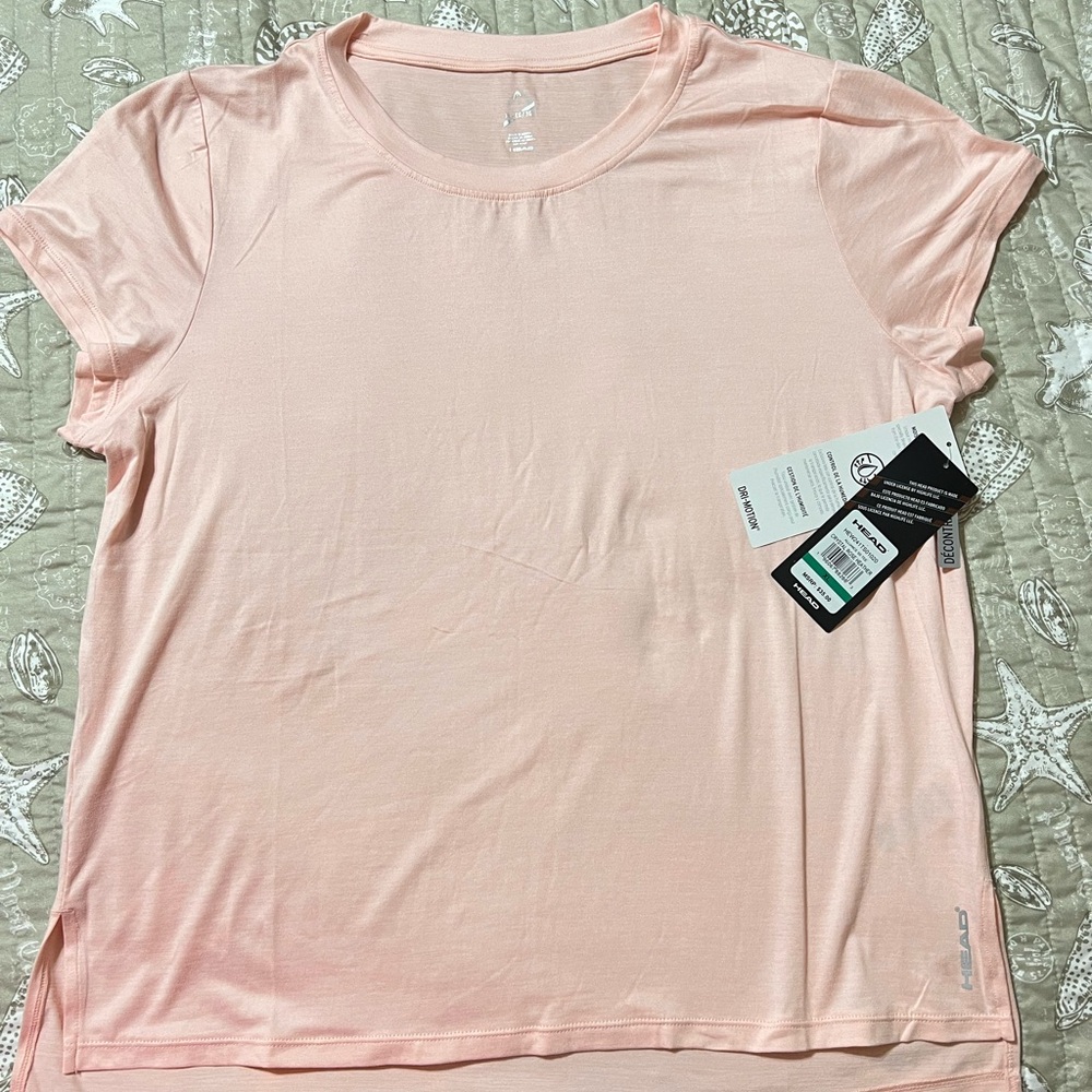Head Light Pink Heather Tee